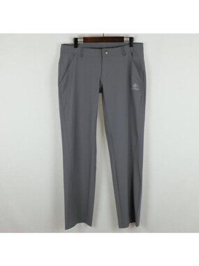 My Trail Women's Medium Gray Rip Stop Mid Rise Quick Dry Boot Cut Trail Pants